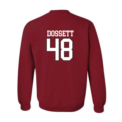 Arkansas - NCAA Baseball : Cooper Dossett - Replica Shersey Crewneck Sweatshirt Replica Shersey