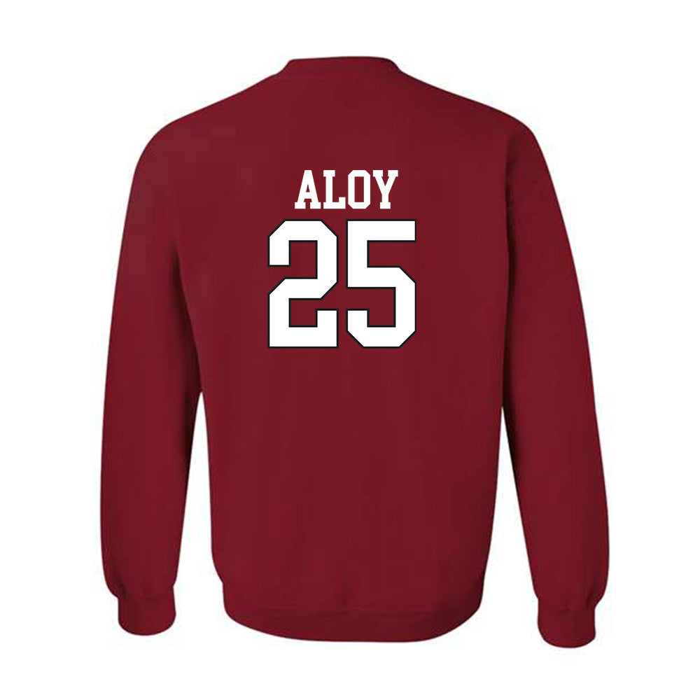 Arkansas - NCAA Baseball : Kuhio Aloy - Replica Shersey Crewneck Sweatshirt Replica Shersey-1