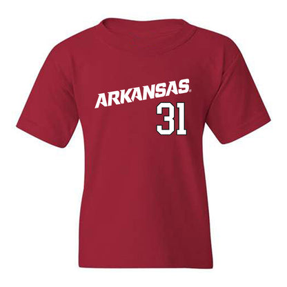 Arkansas - NCAA Baseball : Dylan Carter - Replica Shersey Youth T-Shirt Replica Shersey