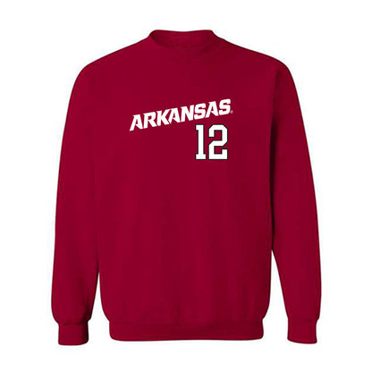 Arkansas - NCAA Baseball : Elliott Peterson - Replica Shersey Crewneck Sweatshirt Replica Shersey-0