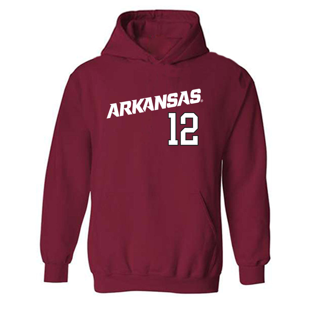 Arkansas - NCAA Baseball : Elliott Peterson - Replica Shersey Hooded Sweatshirt Replica Shersey-0