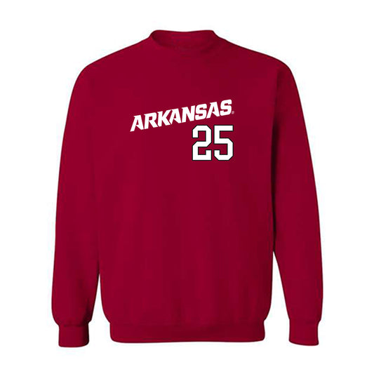 Arkansas - NCAA Baseball : Kuhio Aloy - Replica Shersey Crewneck Sweatshirt Replica Shersey-0