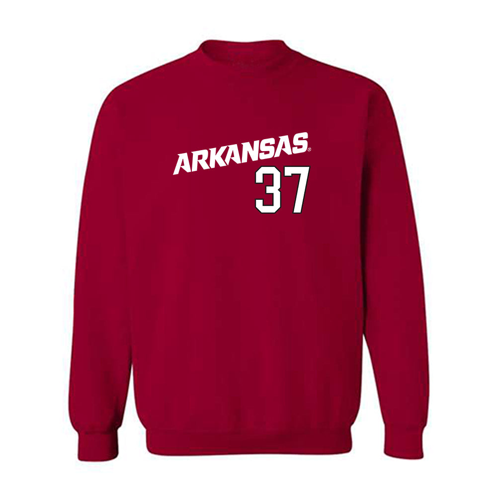 Arkansas - NCAA Baseball : Luke Williams - Replica Shersey Crewneck Sweatshirt Replica Shersey