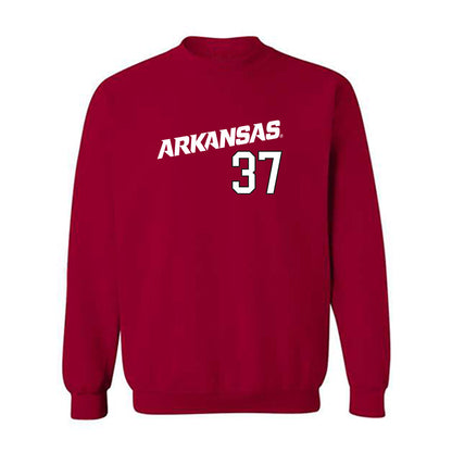 Arkansas - NCAA Baseball : Luke Williams - Replica Shersey Crewneck Sweatshirt Replica Shersey