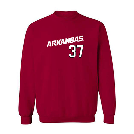 Arkansas - NCAA Baseball : Luke Williams - Replica Shersey Crewneck Sweatshirt Replica Shersey