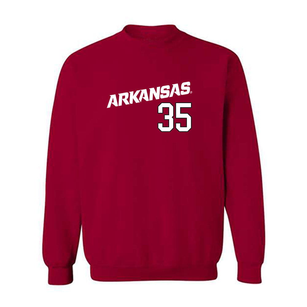 Arkansas - NCAA Baseball : Cayden Mitchell - Replica Shersey Crewneck Sweatshirt Replica Shersey-0