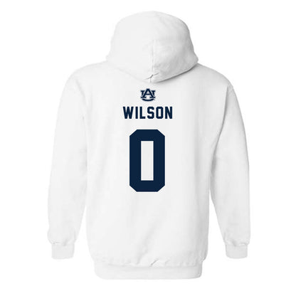 Auburn - NCAA Baseball : Brady Wilson - Replica Shersey Hooded Sweatshirt-1
