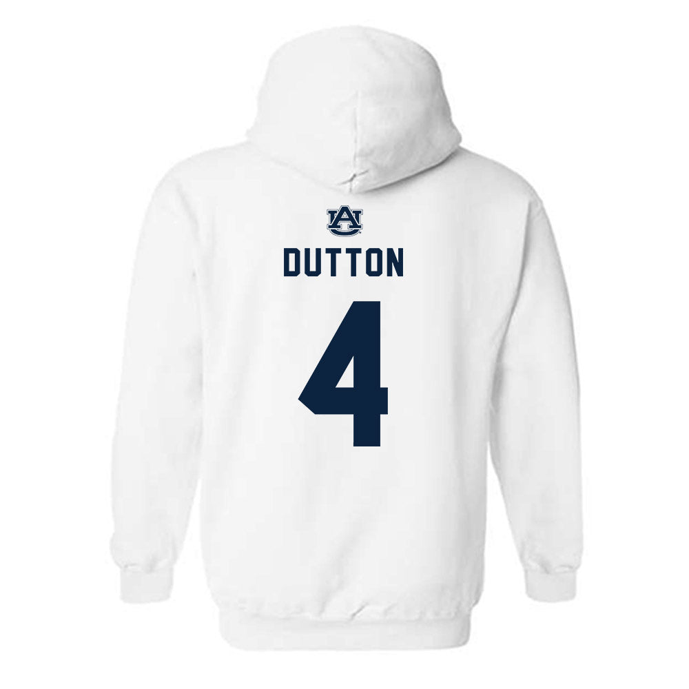 Auburn - NCAA Baseball : Andrew Dutton - Replica Shersey Hooded Sweatshirt-1