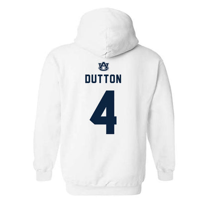 Auburn - NCAA Baseball : Andrew Dutton - Replica Shersey Hooded Sweatshirt-1