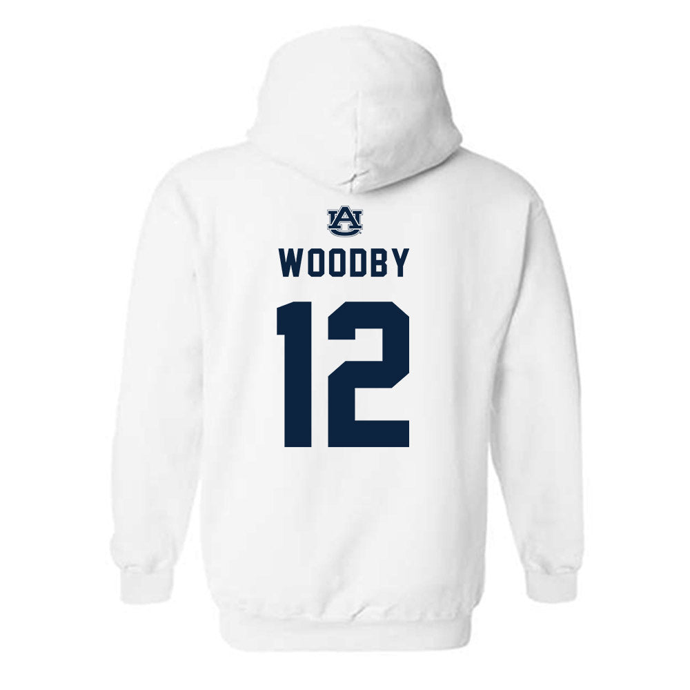 Auburn - NCAA Football : Blake Woodby - Replica Shersey Hooded Sweatshirt-1