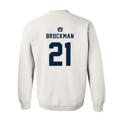 Auburn - NCAA Softball : Kylie Brockman - Replica Shersey Crewneck Sweatshirt-1