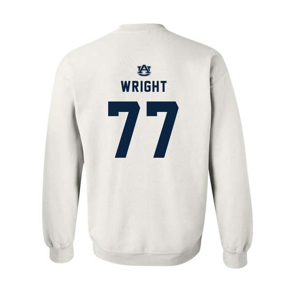 Auburn - NCAA Football : Jeremiah Wright - Replica Shersey Crewneck Sweatshirt