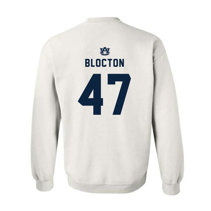 Auburn - NCAA Football : Malik Blocton - Replica Shersey Crewneck Sweatshirt