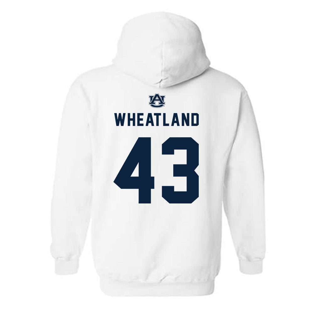 Auburn - NCAA Football : Caleb Wheatland - Replica Shersey Hooded Sweatshirt-1