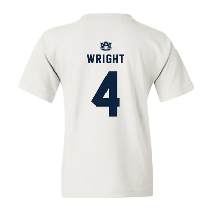 Auburn - NCAA Baseball : Carter Wright - Replica Shersey Youth T-Shirt