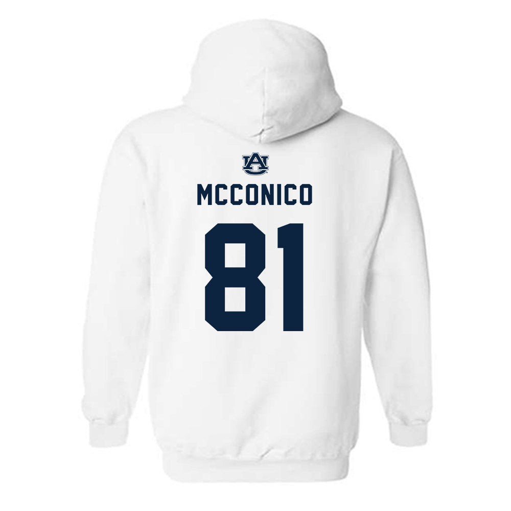 Auburn - NCAA Football : Greg McConico - Replica Shersey Hooded Sweatshirt