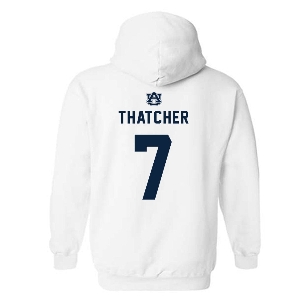 Auburn - NCAA Women's Soccer : Carly Thatcher - Replica Shersey Hooded Sweatshirt