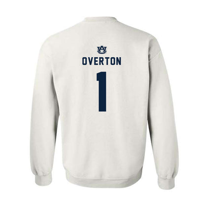 Auburn - NCAA Men's Basketball : Kevin Overton - Replica Shersey Crewneck Sweatshirt-1