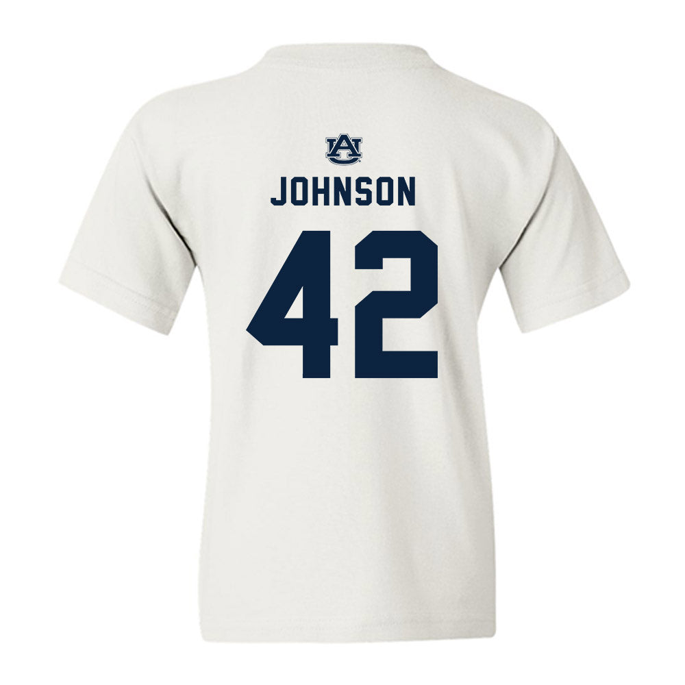 Auburn - NCAA Football : Tate Johnson - Replica Shersey Youth T-Shirt-1