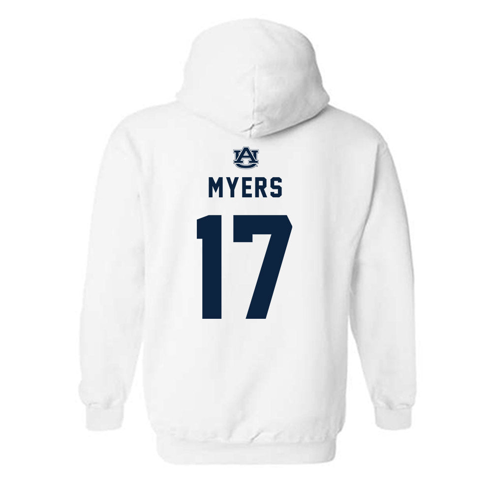 Auburn - NCAA Football : Will Myers - Replica Shersey Hooded Sweatshirt-1