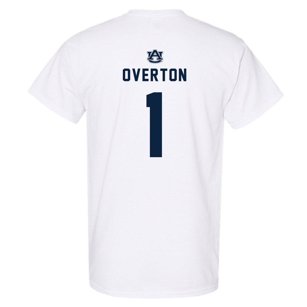 Auburn - NCAA Men's Basketball : Kevin Overton - Replica Shersey T-Shirt-1