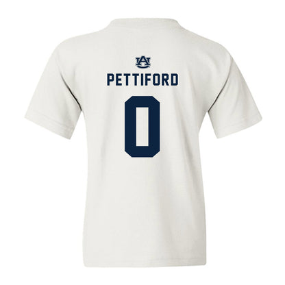 Auburn - NCAA Men's Basketball : Tahaad Pettiford - Replica Shersey Youth T-Shirt-1