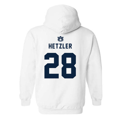 Auburn - NCAA Baseball : Ryan Hetzler - Replica Shersey Hooded Sweatshirt-1