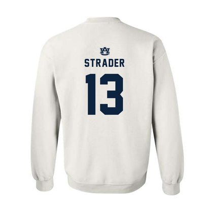 Auburn - NCAA Football : Raion Strader - Replica Shersey Crewneck Sweatshirt-1
