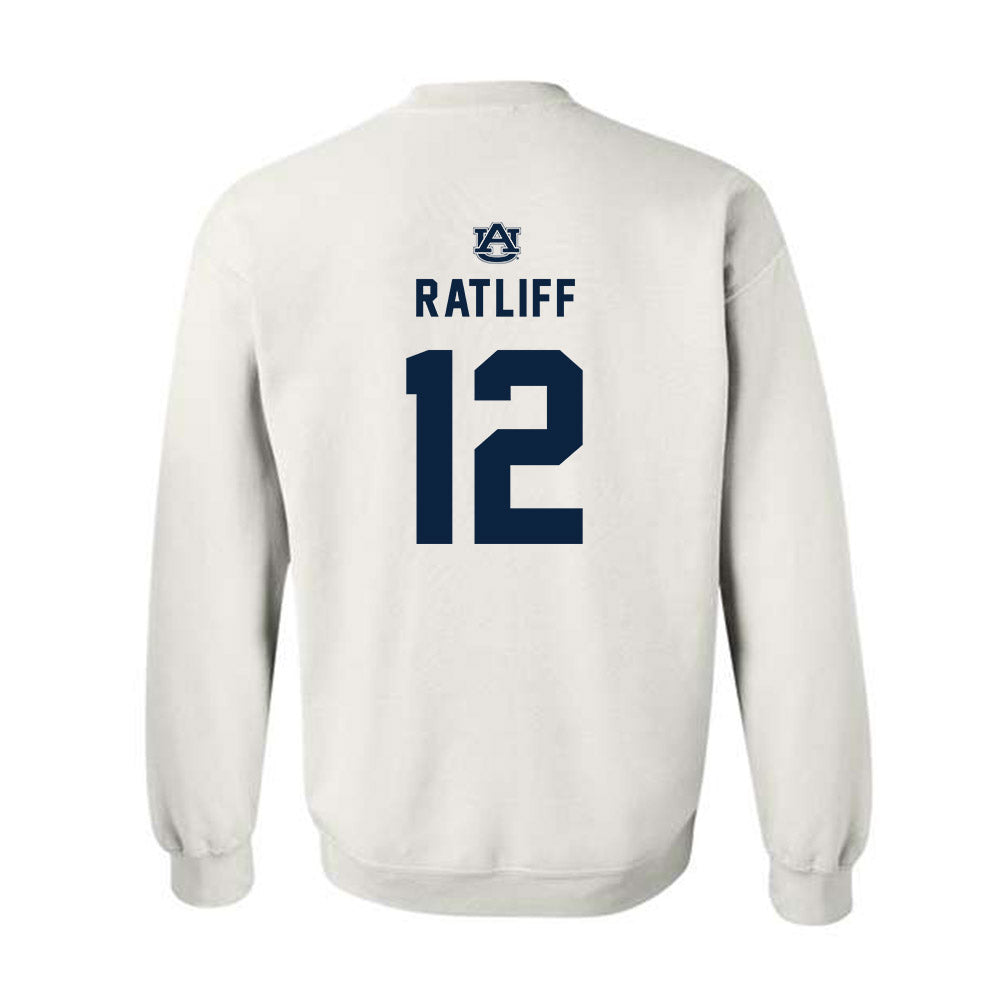 Auburn - NCAA Softball : Ava Ratliff - Replica Shersey Crewneck Sweatshirt-1