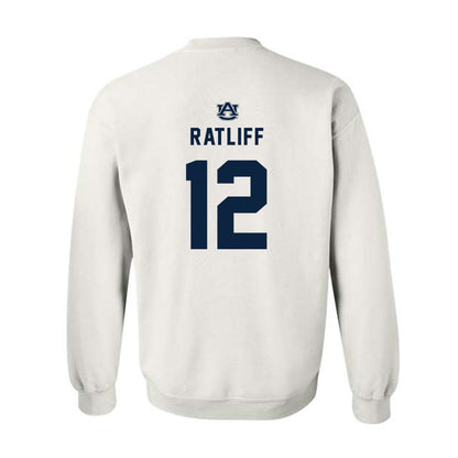 Auburn - NCAA Softball : Ava Ratliff - Replica Shersey Crewneck Sweatshirt-1