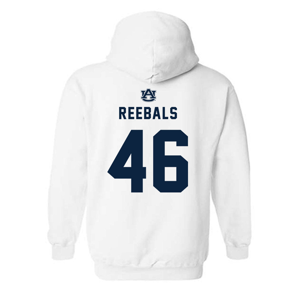 Auburn - NCAA Football : Grey Reebals - Replica Shersey Hooded Sweatshirt-1