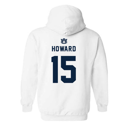 Auburn - NCAA Football : Preston Howard - Replica Shersey Hooded Sweatshirt-1
