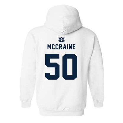 Auburn - NCAA Baseball : Brandon McCraine - Replica Shersey Hooded Sweatshirt-1