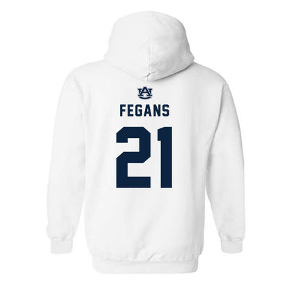 Auburn - NCAA Football : Anquon Fegans - Replica Shersey Hooded Sweatshirt-1