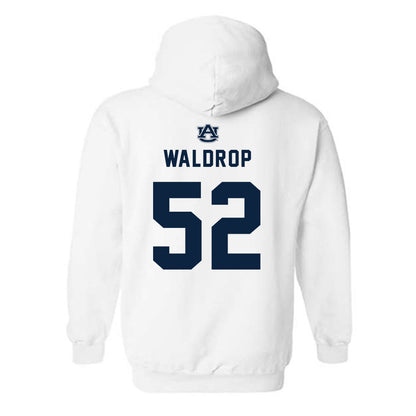 Auburn - NCAA Baseball : Tanner Waldrop - Replica Shersey Hooded Sweatshirt-1