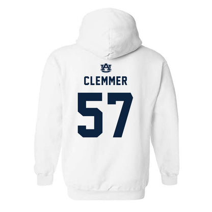 Auburn - NCAA Football : Harrison Clemmer - Replica Shersey Hooded Sweatshirt