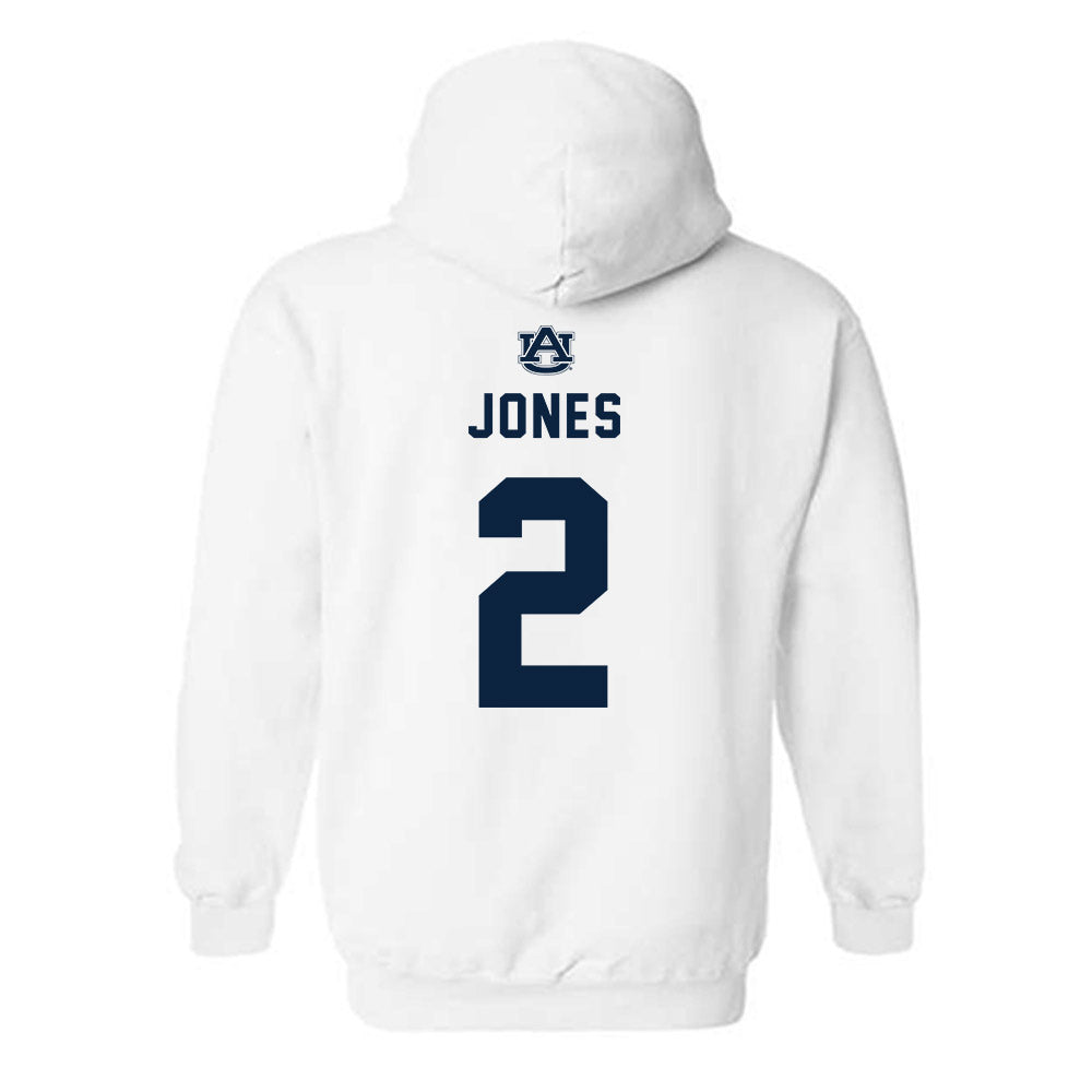 Auburn - NCAA Men's Basketball : Denver Jones - Replica Shersey Hooded Sweatshirt