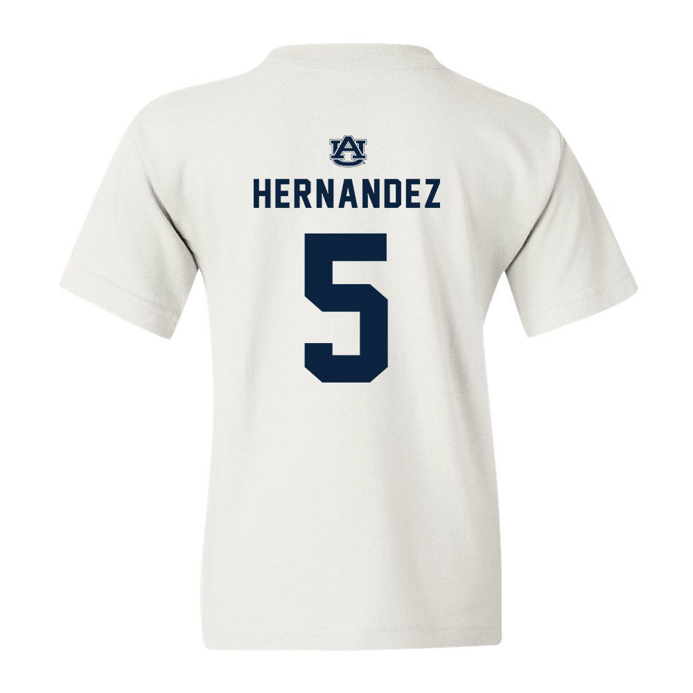 Auburn - NCAA Baseball : Javon Hernandez - Replica Shersey Youth T-Shirt