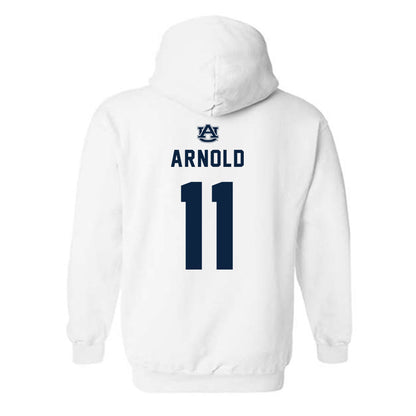 Auburn - NCAA Football : Jackson Arnold - Replica Shersey Hooded Sweatshirt-1