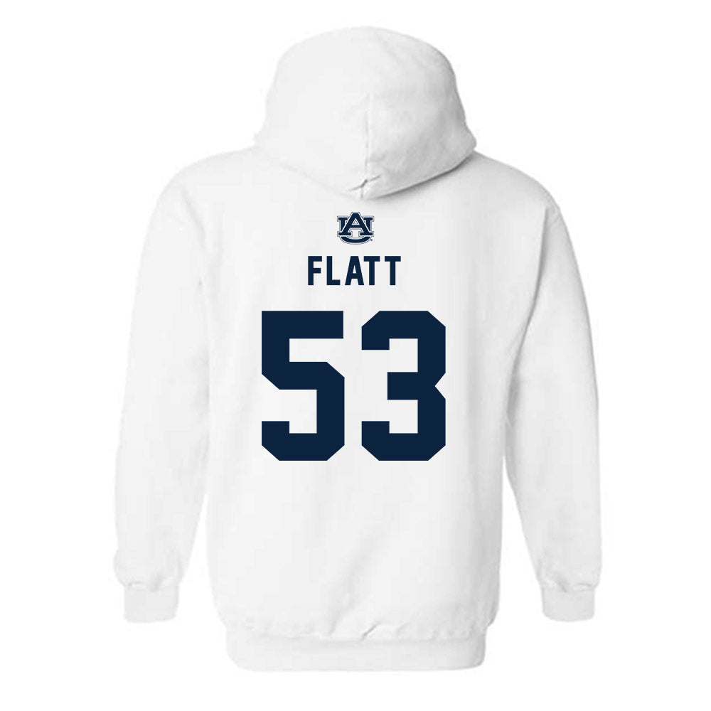 Auburn - NCAA Football : John Henry Flatt - Replica Shersey Hooded Sweatshirt-1