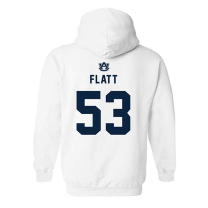 Auburn - NCAA Football : John Henry Flatt - Replica Shersey Hooded Sweatshirt-1