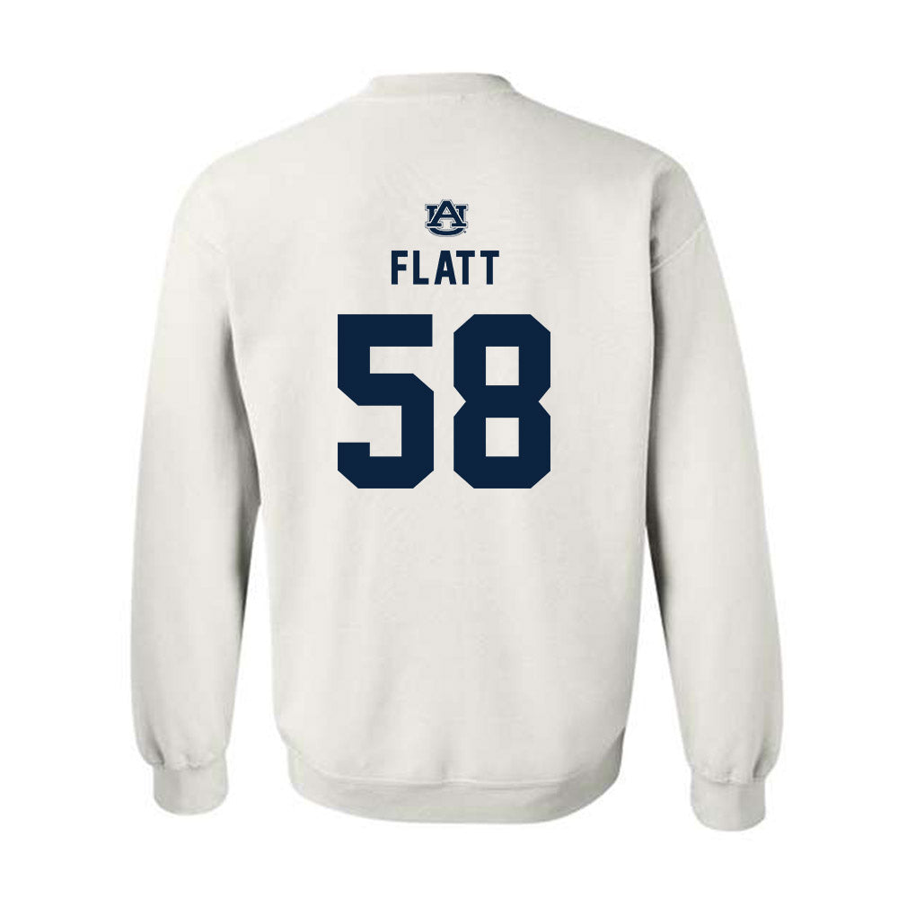 Auburn - NCAA Football : John Henry Flatt - Replica Shersey Crewneck Sweatshirt