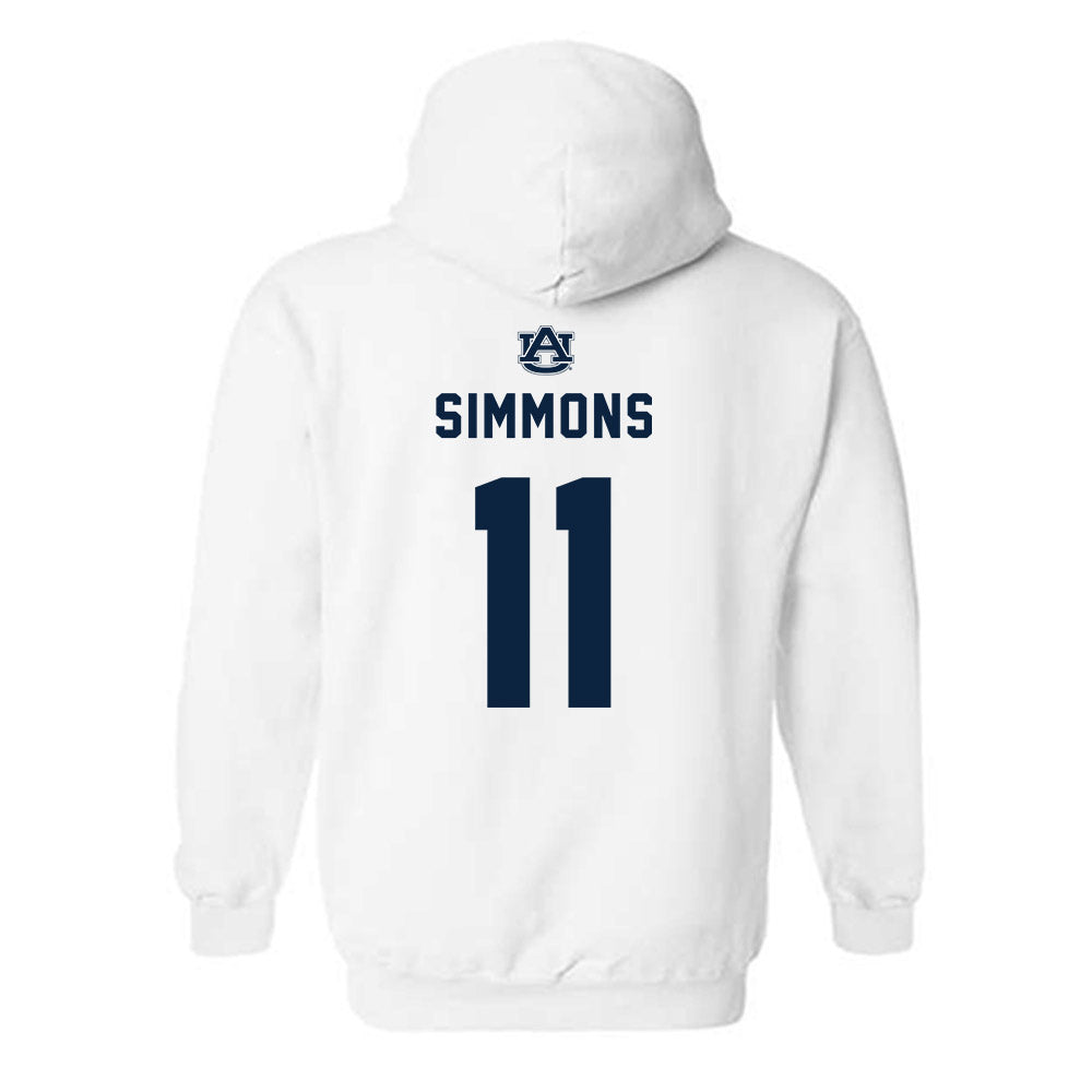 Auburn - NCAA Football : Malcolm Simmons - Replica Shersey Hooded Sweatshirt