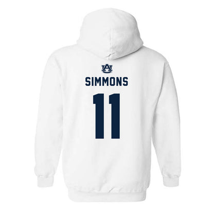 Auburn - NCAA Football : Malcolm Simmons - Replica Shersey Hooded Sweatshirt