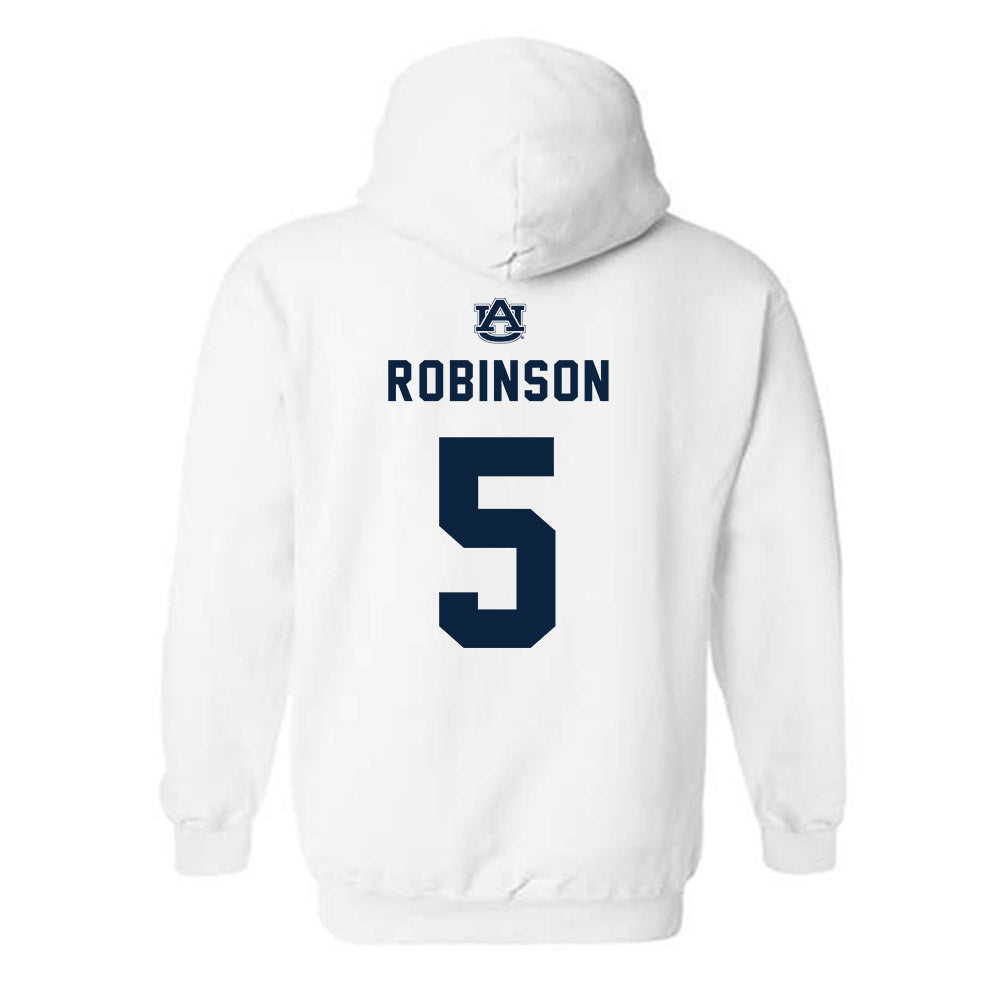 Auburn - NCAA Football : Jahquez Robinson - Replica Shersey Hooded Sweatshirt-1