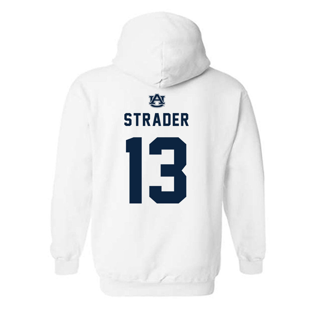 Auburn - NCAA Football : Raion Strader - Replica Shersey Hooded Sweatshirt-1