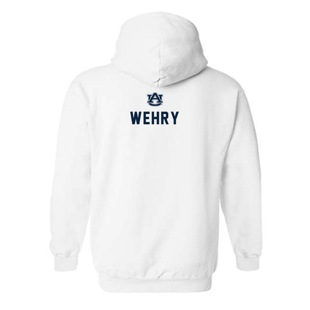 Auburn - NCAA Women's Gymnastics : Emma Wehry - Replica Shersey Hooded Sweatshirt-1
