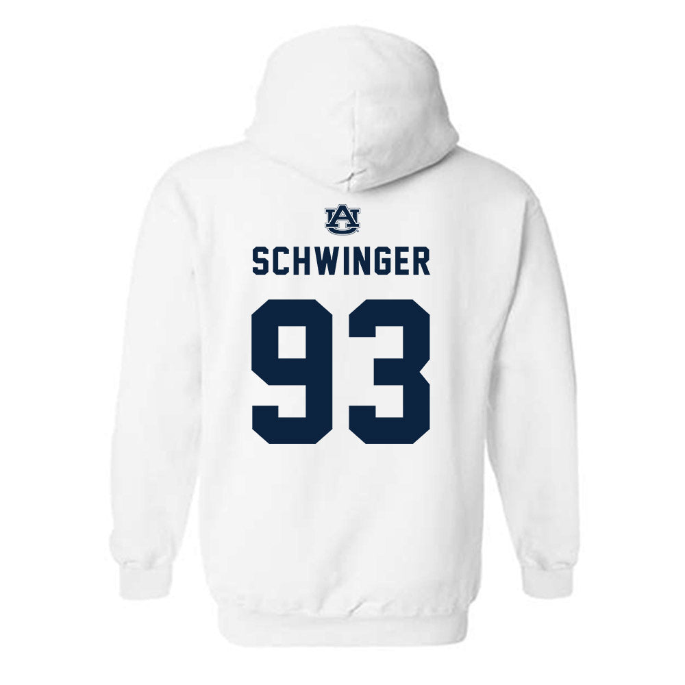 Auburn - NCAA Football : Charles Schwinger - Replica Shersey Hooded Sweatshirt-1