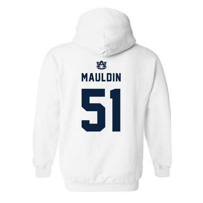 Auburn - NCAA Baseball : Ty Mauldin - Replica Shersey Hooded Sweatshirt