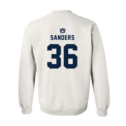 Auburn - NCAA Baseball : Jackson Sanders - Replica Shersey Crewneck Sweatshirt-1